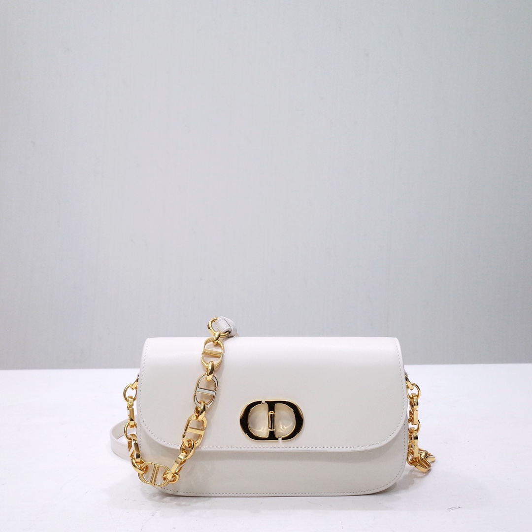 30 Montaigne Avenue Bag White Box Calfskin